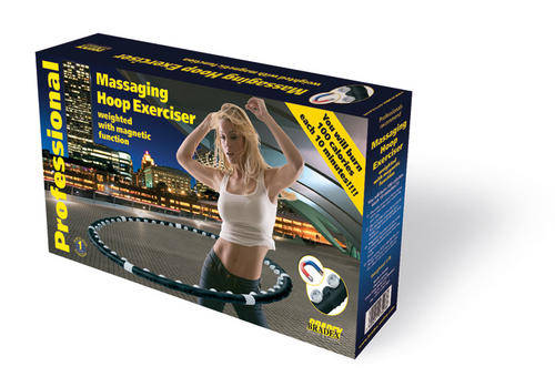 Massaging hoop exerciser
